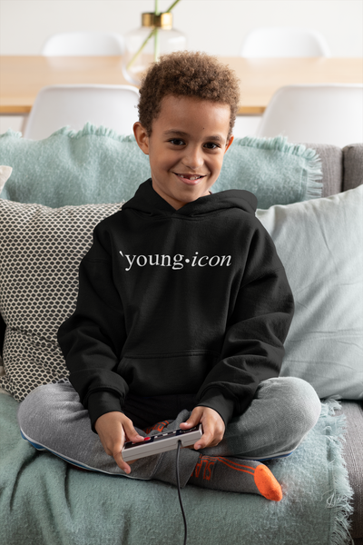 Young Icon (White Font) Kids Hoodie